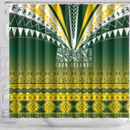Cook Islands Rugby Shower Curtain Kuki Avaiki - Aussie Hoodie