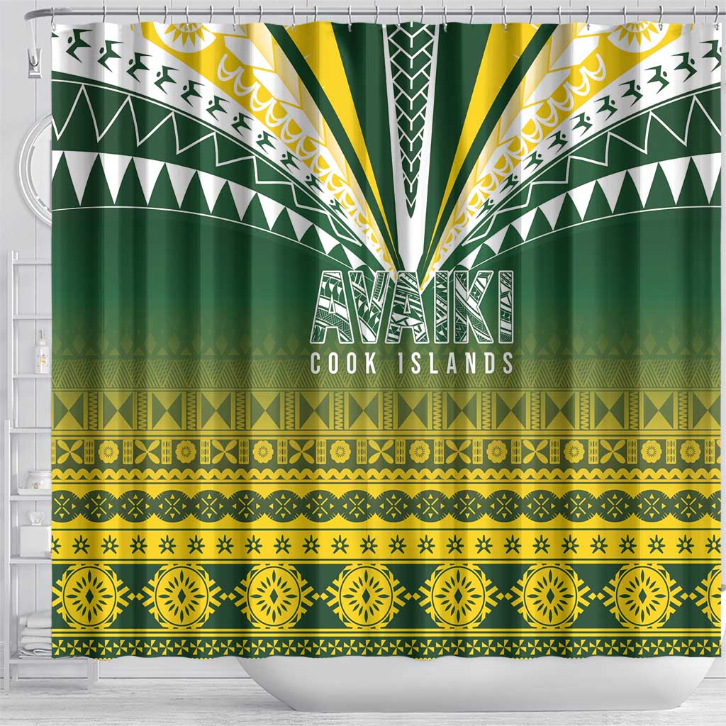 Cook Islands Rugby Shower Curtain Kuki Avaiki - Aussie Hoodie