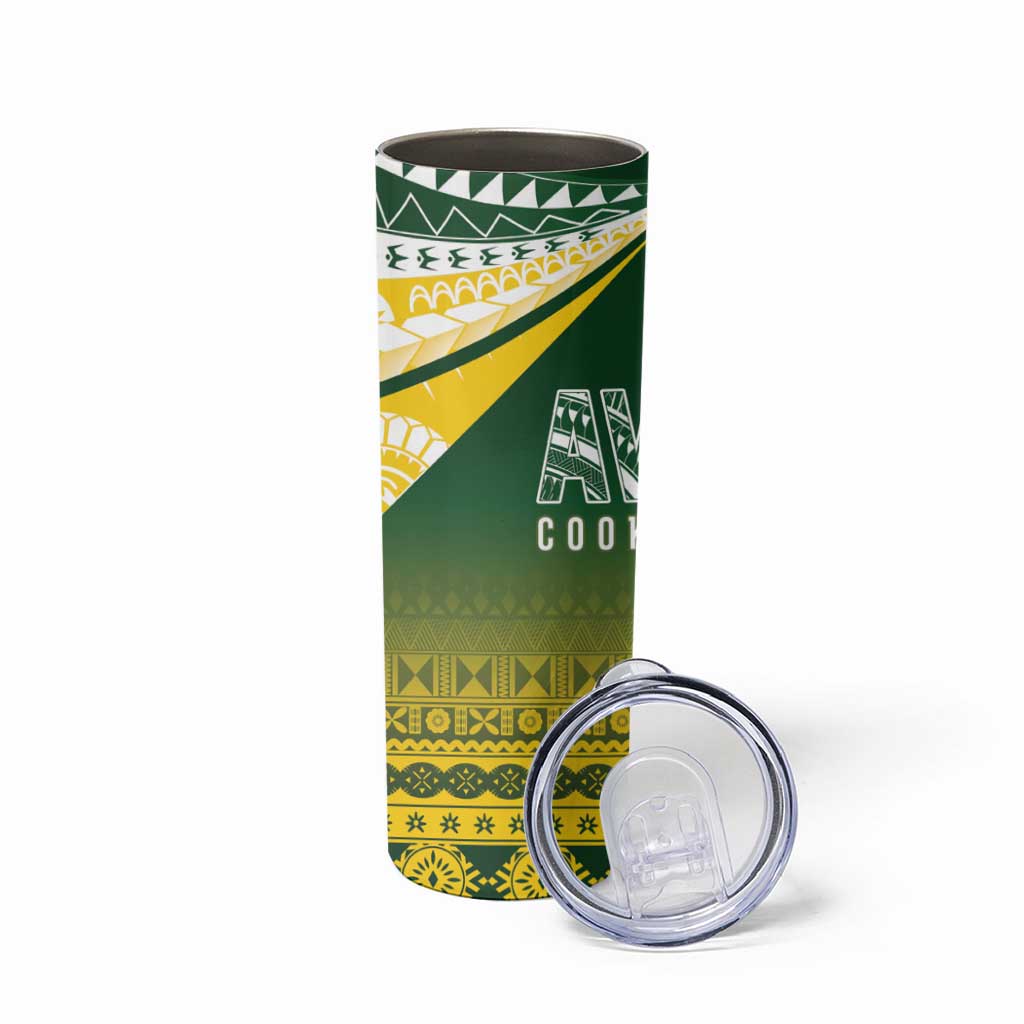 Cook Islands Rugby Skinny Tumbler Kuki Avaiki - Aussie Hoodie