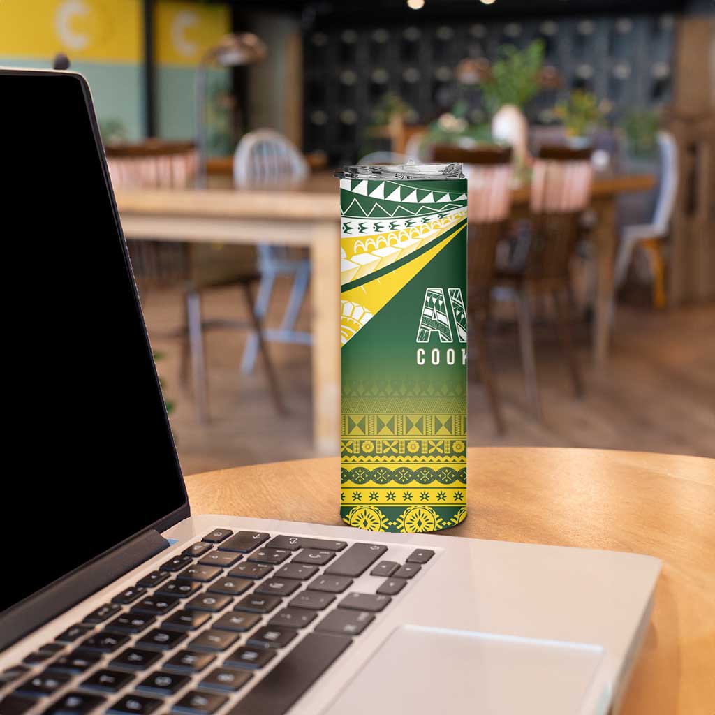 Cook Islands Rugby Skinny Tumbler Kuki Avaiki - Aussie Hoodie