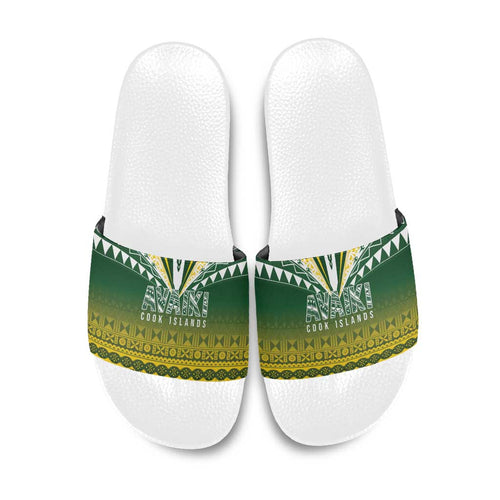 Cook Islands Rugby Slide Sandals Kuki Avaiki - Aussie Hoodie