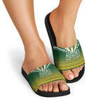 Cook Islands Rugby Slide Sandals Kuki Avaiki - Aussie Hoodie