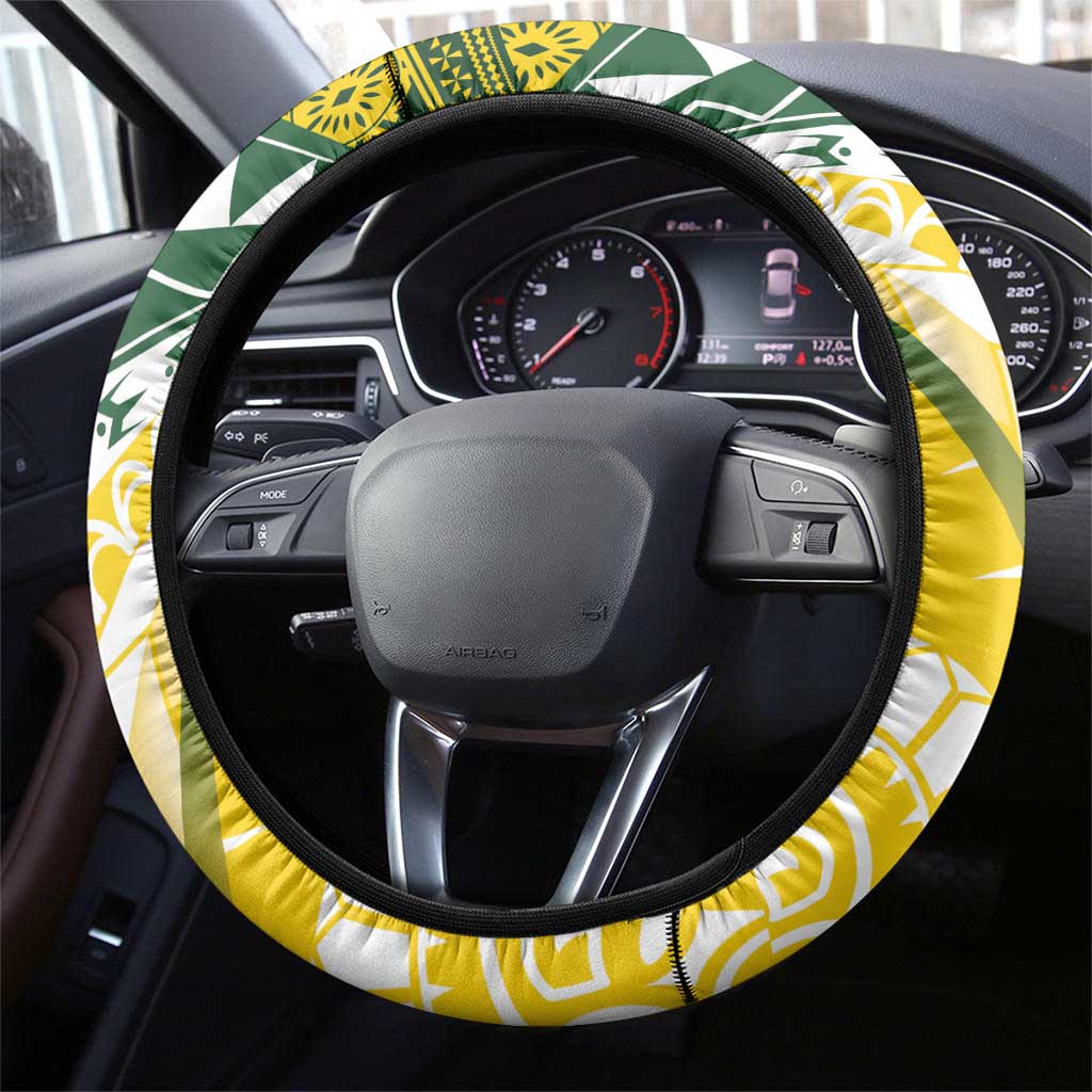 Cook Islands Rugby Steering Wheel Cover Kuki Avaiki - Aussie Hoodie