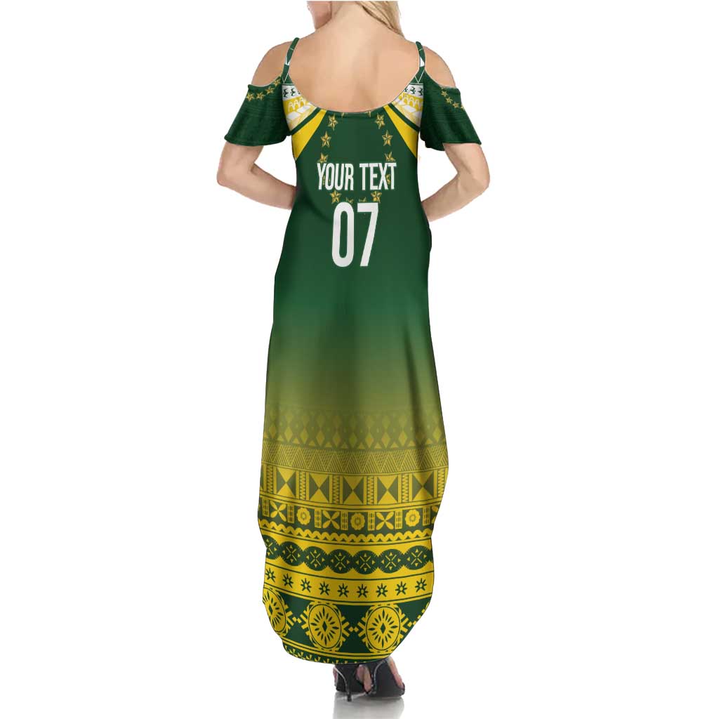 Cook Islands Rugby Custom Summer Maxi Dress Kuki Avaiki - Aussie Hoodie