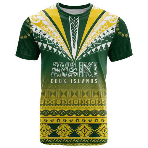 Cook Islands Rugby Custom T Shirt Kuki Avaiki - Aussie Hoodie
