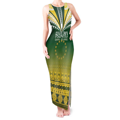 Cook Islands Rugby Custom Tank Maxi Dress Kuki Avaiki - Aussie Hoodie
