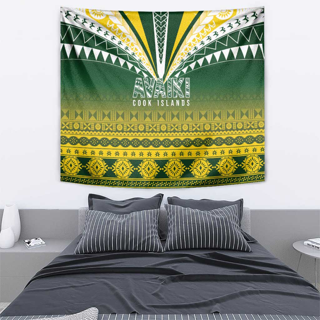 Cook Islands Rugby Tapestry Kuki Avaiki - Aussie Hoodie