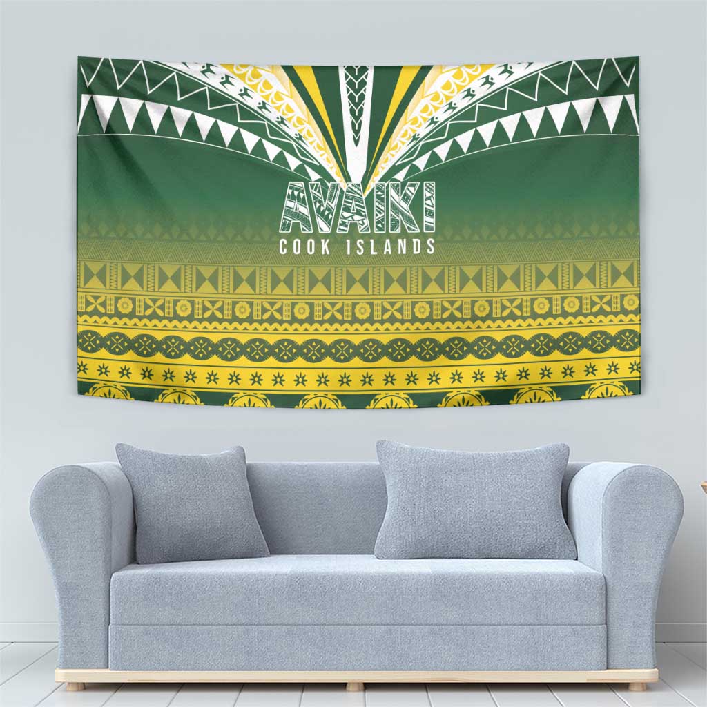 Cook Islands Rugby Tapestry Kuki Avaiki - Aussie Hoodie