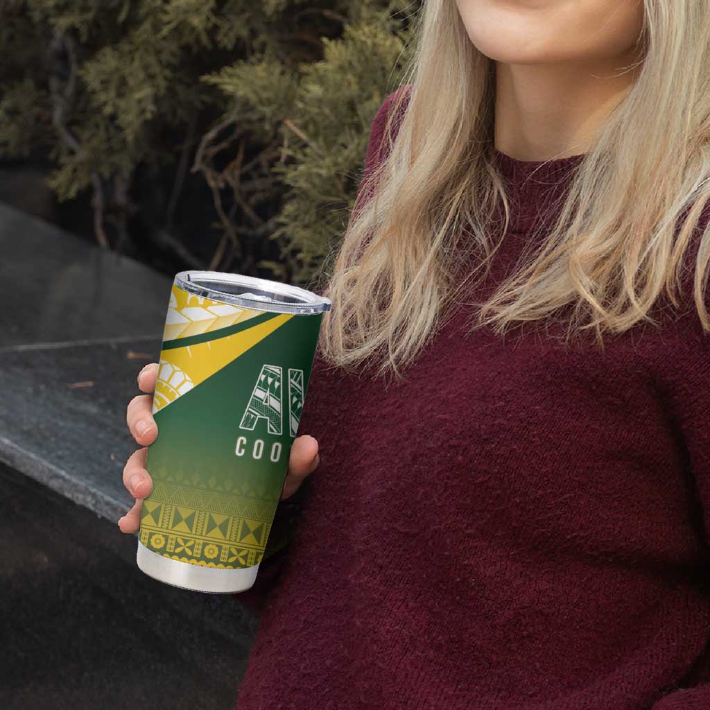 Cook Islands Rugby Tumbler Cup Kuki Avaiki - Aussie Hoodie
