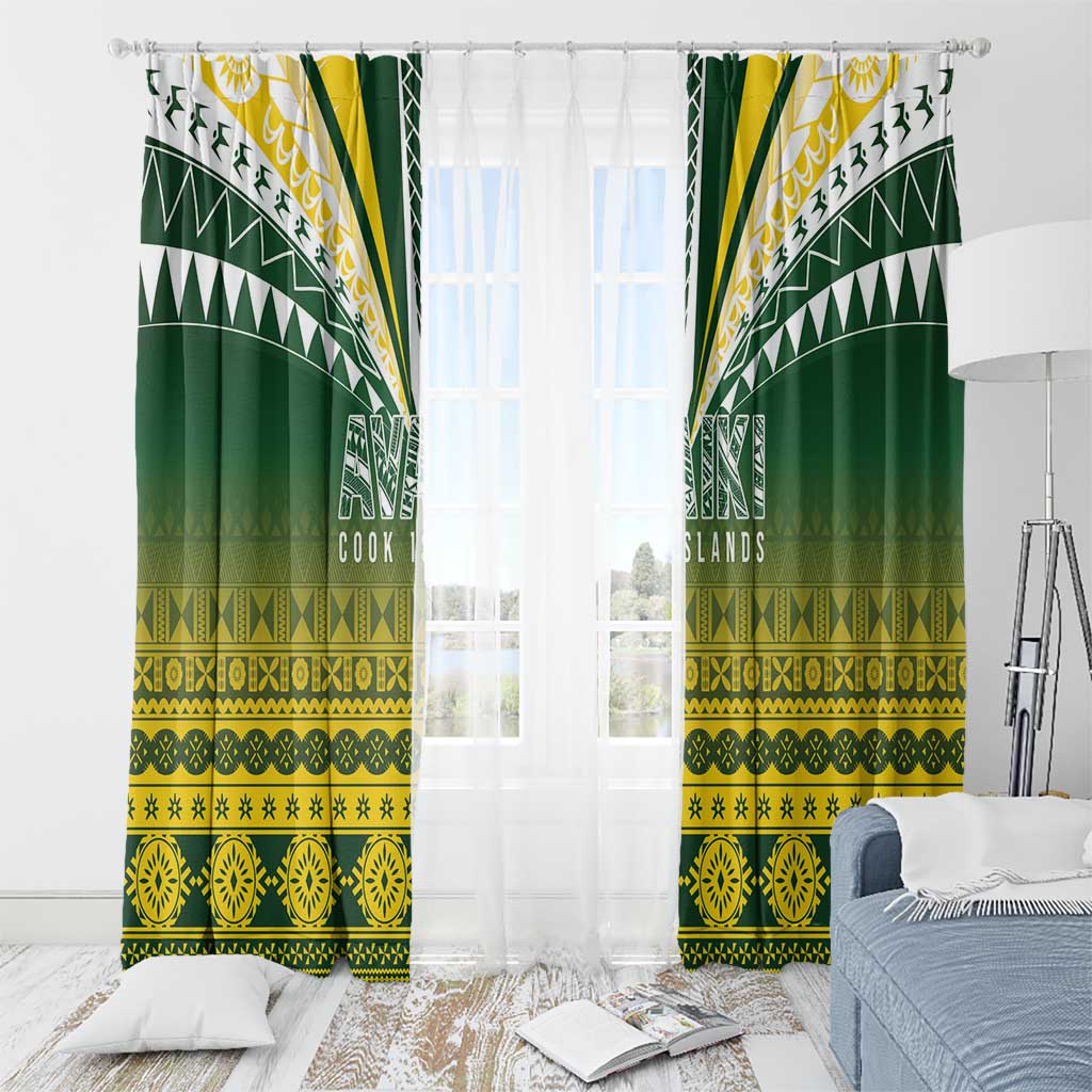 Cook Islands Rugby Window Curtain Kuki Avaiki - Aussie Hoodie