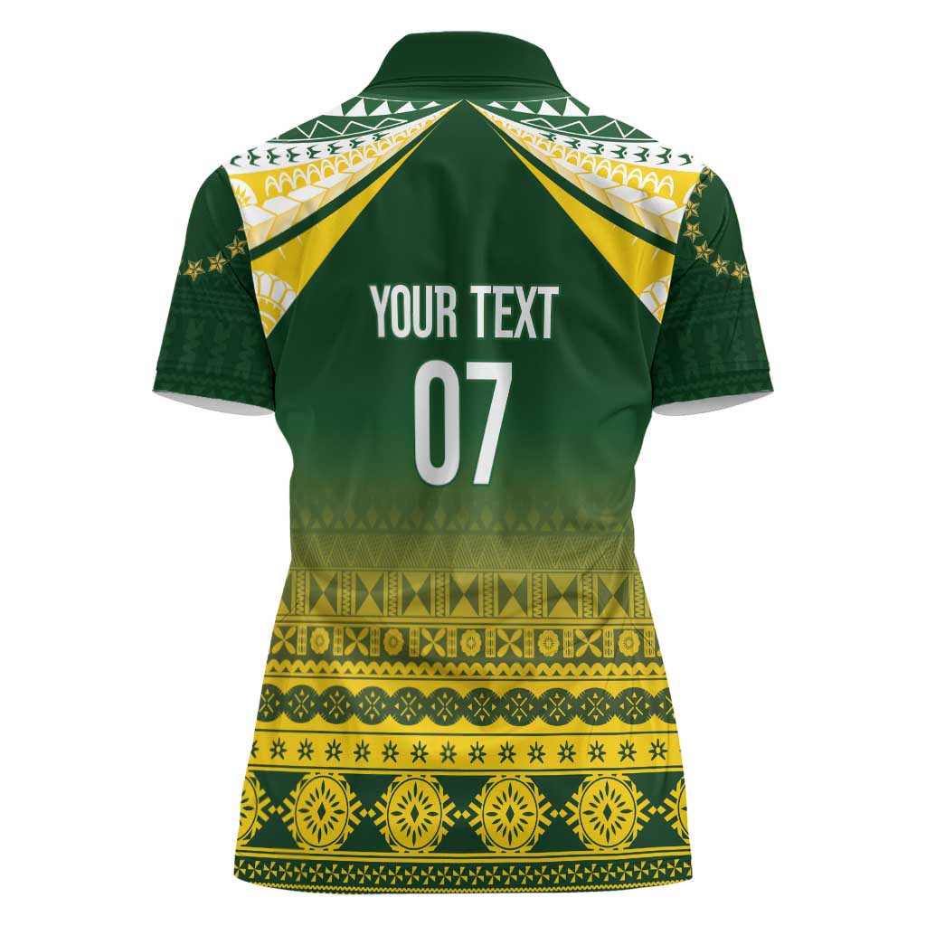 Cook Islands Rugby Custom Women Polo Shirt Kuki Avaiki - Aussie Hoodie
