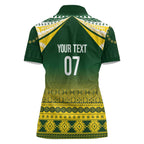 Cook Islands Rugby Custom Women Polo Shirt Kuki Avaiki - Aussie Hoodie