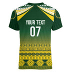Cook Islands Rugby Custom Women V-Neck T-Shirt Kuki Avaiki - Aussie Hoodie