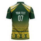 Cook Islands Rugby Custom Zipper Polo Shirt Kuki Avaiki - Aussie Hoodie