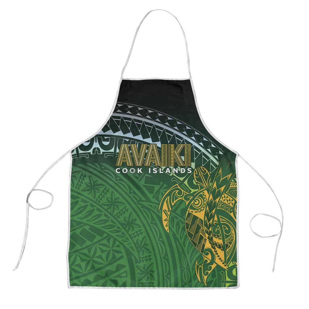 Cook Islands Rugby Kuki Avaiki Apron Tribal Turtle - Aussie Hoodie