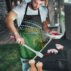 Cook Islands Rugby Kuki Avaiki Apron Tribal Turtle - Aussie Hoodie