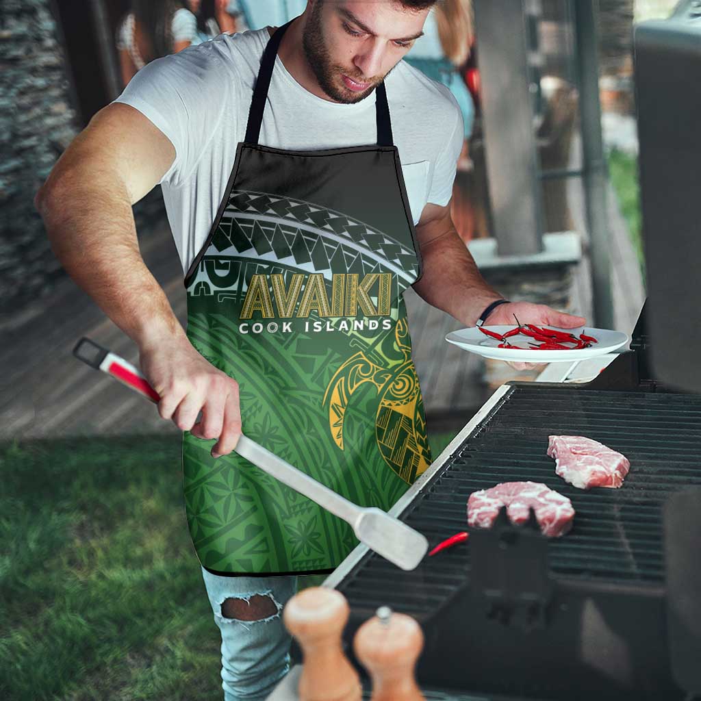 Cook Islands Rugby Kuki Avaiki Apron Tribal Turtle - Aussie Hoodie
