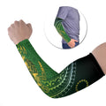 Cook Islands Rugby Kuki Avaiki Arm Sleeves Tribal Turtle - Aussie Hoodie