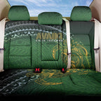 Cook Islands Rugby Kuki Avaiki Back Car Seat Cover Tribal Turtle - Aussie Hoodie