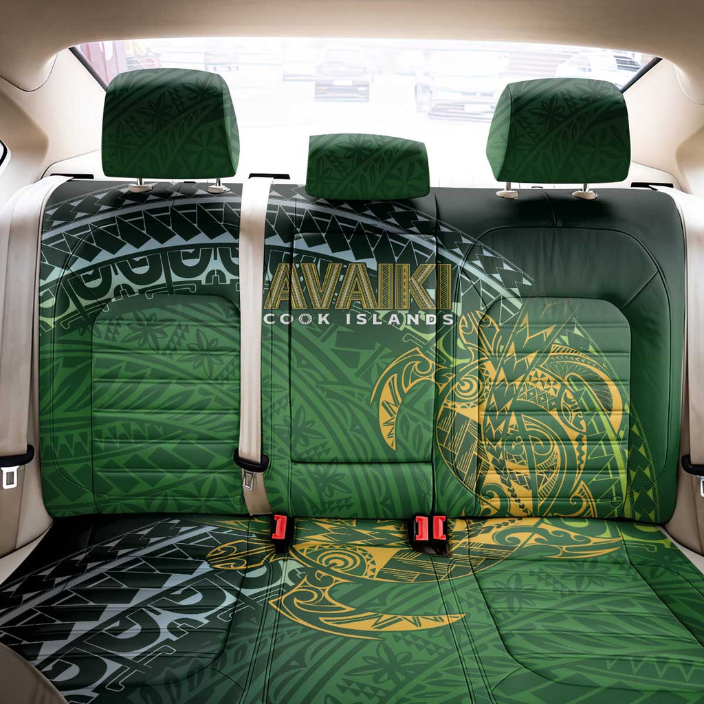 Cook Islands Rugby Kuki Avaiki Back Car Seat Cover Tribal Turtle - Aussie Hoodie