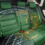 Cook Islands Rugby Kuki Avaiki Back Car Seat Cover Tribal Turtle - Aussie Hoodie