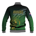 Cook Islands Rugby Kuki Avaiki Baseball Jacket Tribal Turtle - Aussie Hoodie