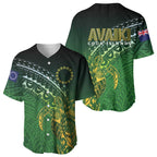 Cook Islands Rugby Kuki Avaiki Baseball Jersey Tribal Turtle - Aussie Hoodie