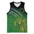 Cook Islands Rugby Kuki Avaiki Basketball Jersey Tribal Turtle - Aussie Hoodie
