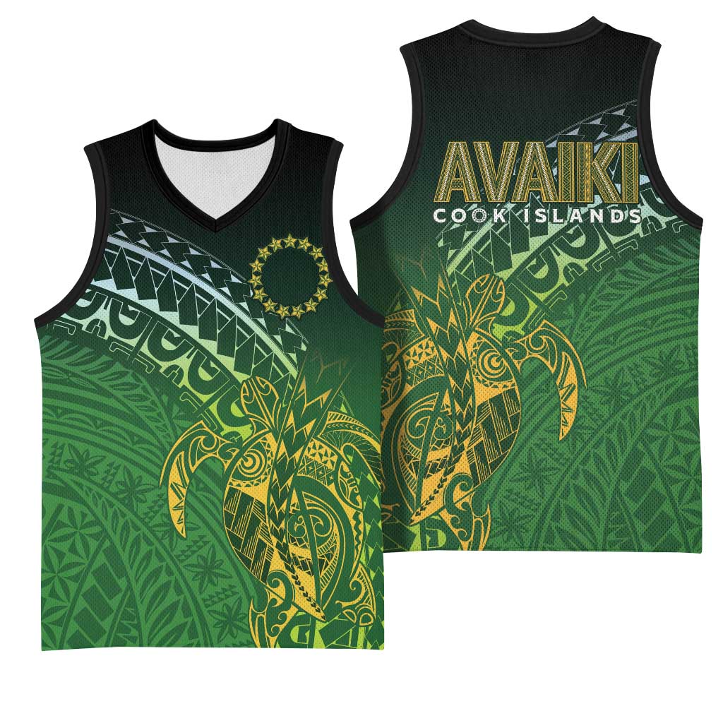 Cook Islands Rugby Kuki Avaiki Basketball Jersey Tribal Turtle - Aussie Hoodie