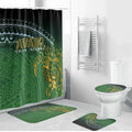 Cook Islands Rugby Kuki Avaiki Bathroom Set Tribal Turtle - Aussie Hoodie