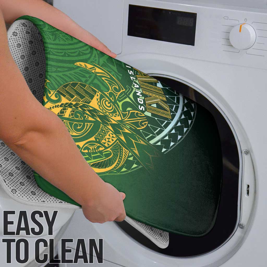 Cook Islands Rugby Kuki Avaiki Bathroom Set Tribal Turtle - Aussie Hoodie
