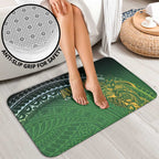Cook Islands Rugby Kuki Avaiki Bathroom Set Tribal Turtle - Aussie Hoodie