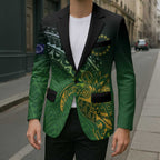 Cook Islands Rugby Kuki Avaiki Blazer Tribal Turtle - Aussie Hoodie
