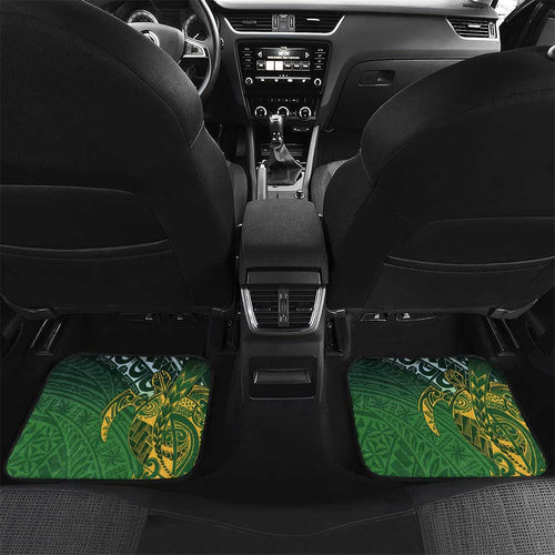 Cook Islands Rugby Kuki Avaiki Car Mats Tribal Turtle - Aussie Hoodie
