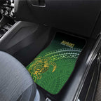 Cook Islands Rugby Kuki Avaiki Car Mats Tribal Turtle - Aussie Hoodie