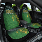Cook Islands Rugby Kuki Avaiki Car Seat Cover Tribal Turtle - Aussie Hoodie