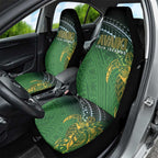 Cook Islands Rugby Kuki Avaiki Car Seat Cover Tribal Turtle - Aussie Hoodie