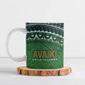 Cook Islands Rugby Kuki Avaiki Ceramic Mug Tribal Turtle - Aussie Hoodie
