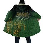 Cook Islands Rugby Kuki Avaiki Cloak Tribal Turtle - Aussie Hoodie