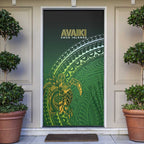 Cook Islands Rugby Kuki Avaiki Door Cover Tribal Turtle - Aussie Hoodie