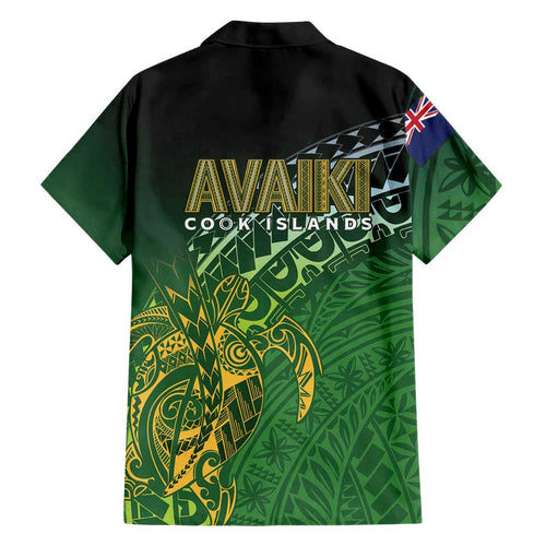 Cook Islands Rugby Kuki Avaiki Family Matching Long Sleeve Bodycon Dress and Hawaiian Shirt Tribal Turtle - Aussie Hoodie
