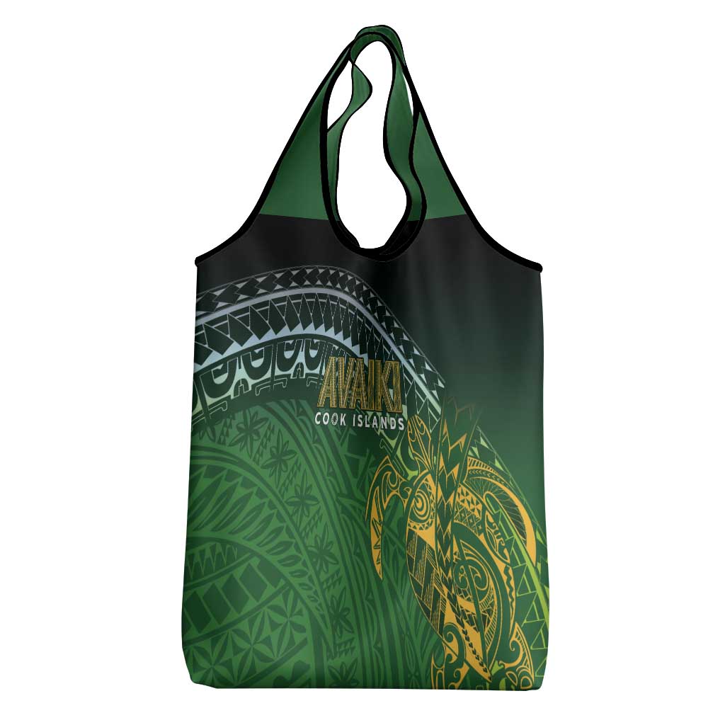 Cook Islands Rugby Kuki Avaiki Grocery Bag Tribal Turtle - Aussie Hoodie
