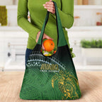 Cook Islands Rugby Kuki Avaiki Grocery Bag Tribal Turtle - Aussie Hoodie
