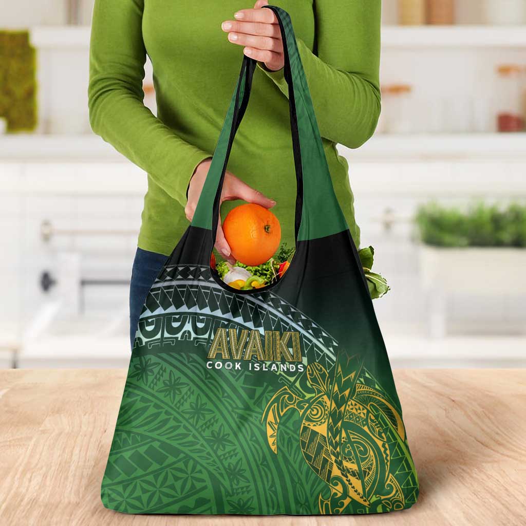 Cook Islands Rugby Kuki Avaiki Grocery Bag Tribal Turtle - Aussie Hoodie