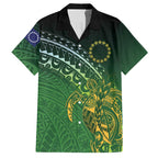 Cook Islands Rugby Kuki Avaiki Hawaiian Shirt Tribal Turtle - Aussie Hoodie