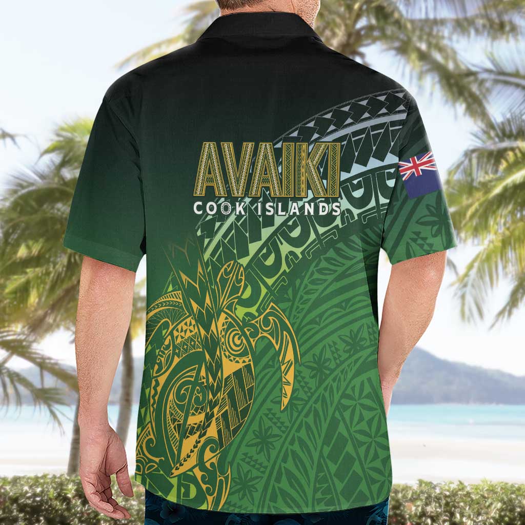 Cook Islands Rugby Kuki Avaiki Hawaiian Shirt Tribal Turtle - Aussie Hoodie