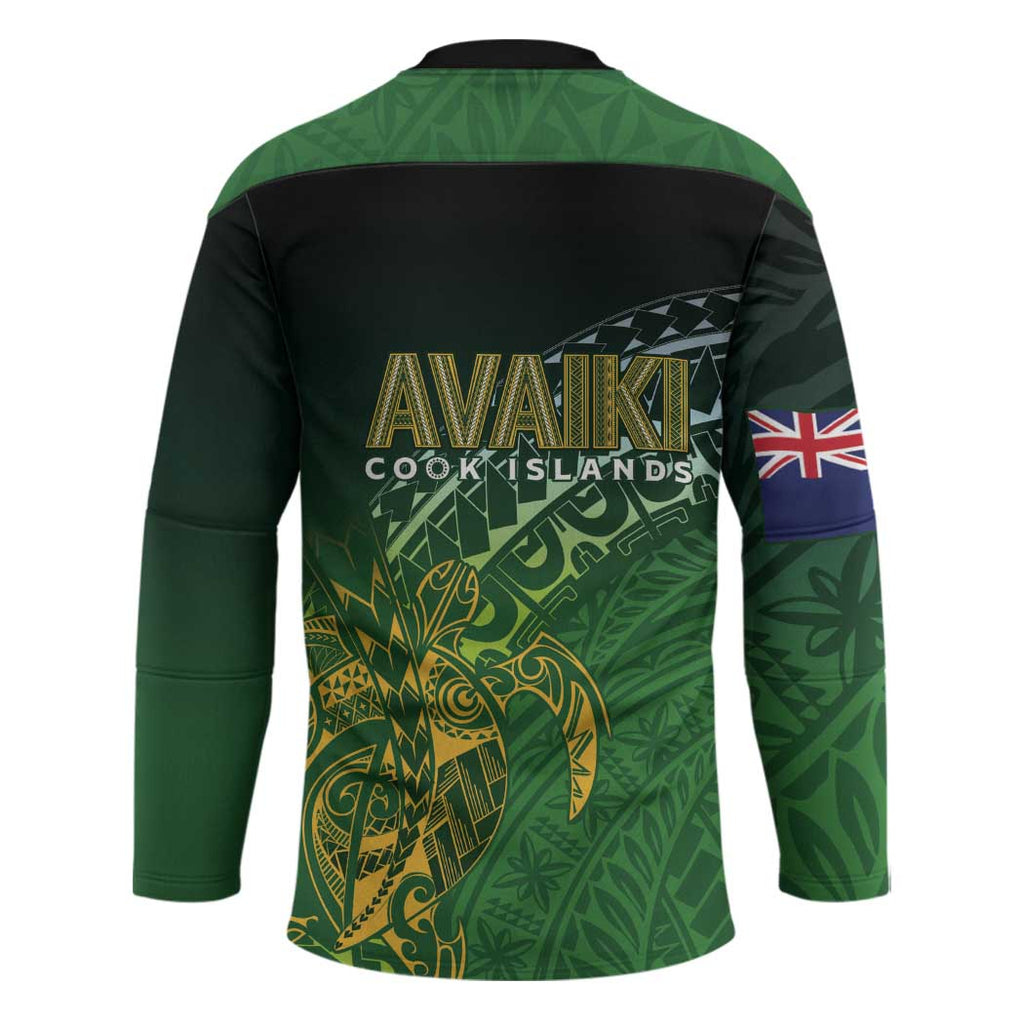 Cook Islands Rugby Kuki Avaiki Hockey Jersey Tribal Turtle - Aussie Hoodie