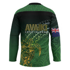 Cook Islands Rugby Kuki Avaiki Hockey Jersey Tribal Turtle - Aussie Hoodie
