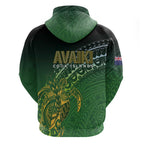 Cook Islands Rugby Kuki Avaiki Hoodie Tribal Turtle - Aussie Hoodie