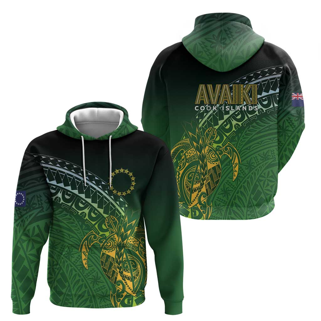 Cook Islands Rugby Kuki Avaiki Hoodie Tribal Turtle - Aussie Hoodie